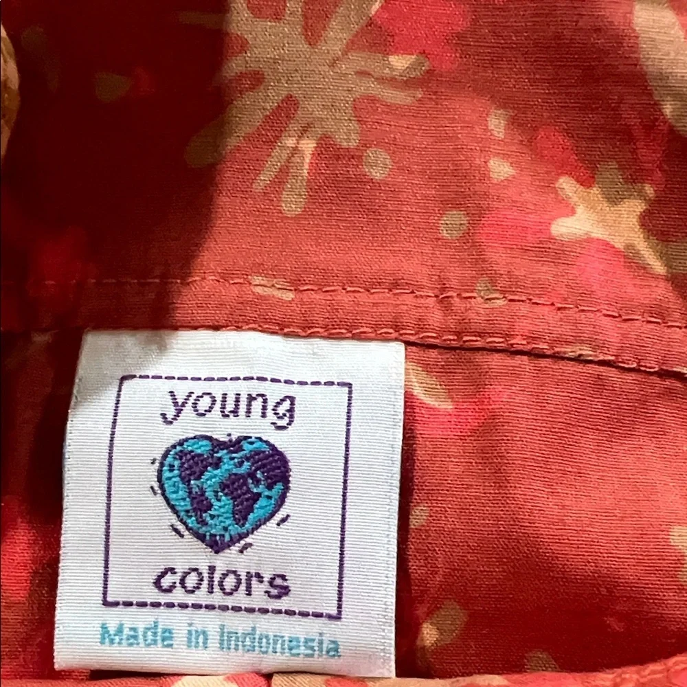 Vintage Young Colors Batik Kids One Piece in beautiful colors for fall.​